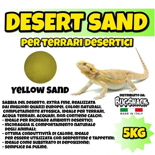 Bug Snack - Desert Sand Extra White 5kg