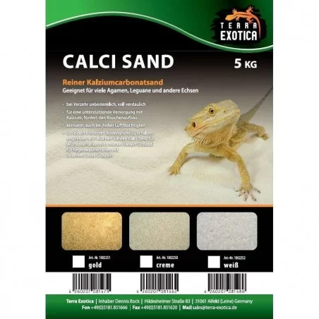 Terra Exotica Calci Sand - Bianca 5 kg