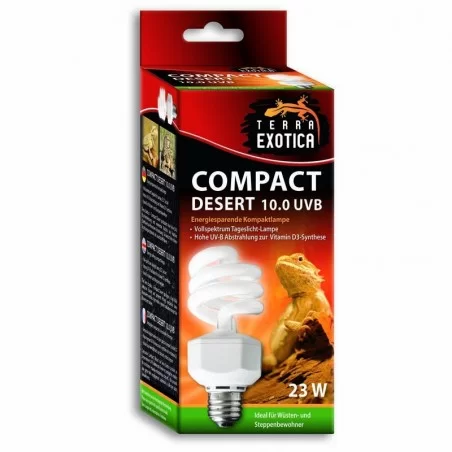 Terra Exotica Compact Desert UVB 10.0, 23 W 