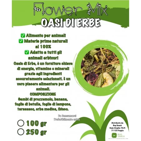 Bug Snack - Flower Mix Oasi di Erbe 100gr