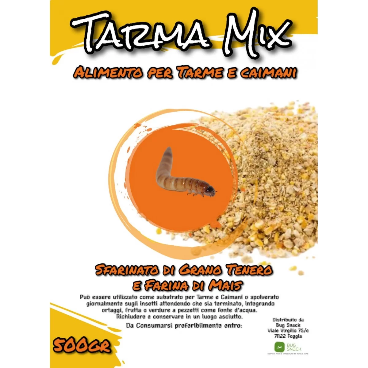 Tarma Mix 500gr - Cibo per Tarme e Caimani